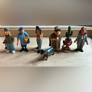 Lil’ Homies (7) 1.75” Toy Figures (Rare)